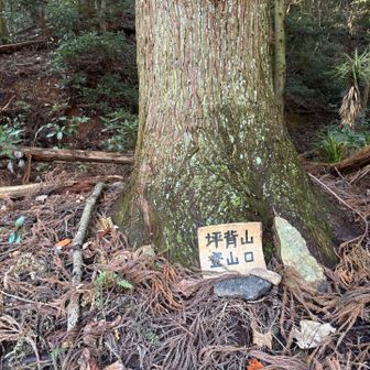 登山口にはたくさん案内板があります