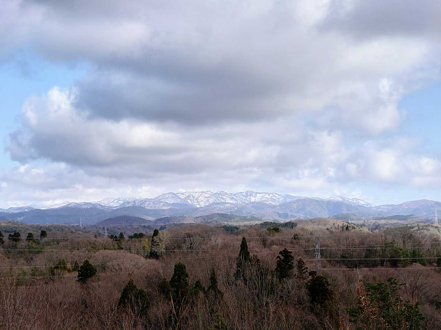 雲は厚いけど
眺めもいいです