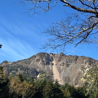 お母さんが
「天狗👺の横顔よ！
右から額、目、鼻、口、顎、、、」

「じゃあ、あの左の根石岳は何？」って聞くと、

「喉仏じゃないかしら？？」
と🤣🤣🤣

いつもユーモアがあって楽しい‼️
ずーっとおしゃべりしてたいくらい。