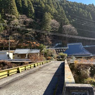 帰りも橋を渡って⬆️