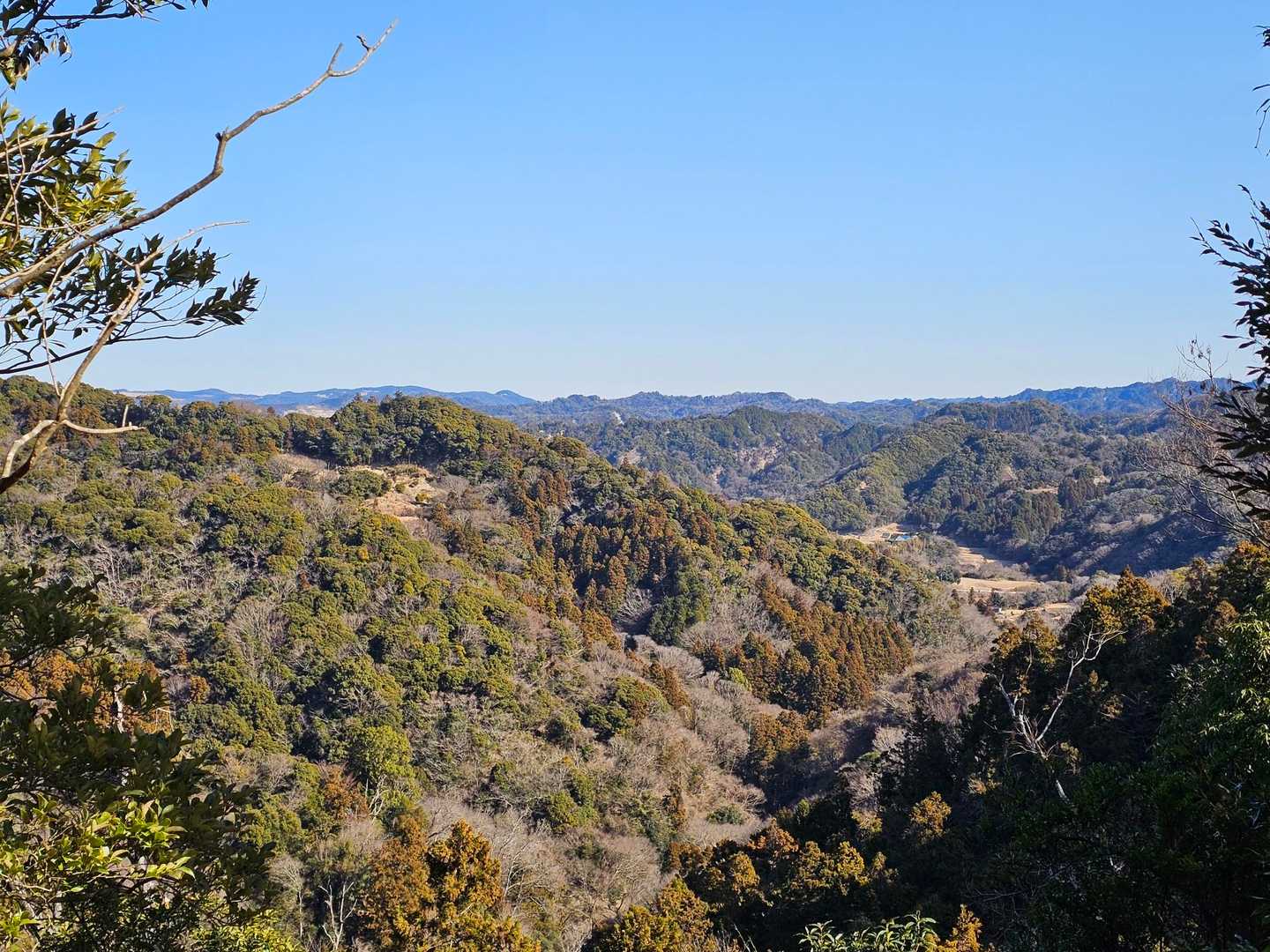大塚山-三浦三良山-保田見峠-無実山-房州アルプス登山口 周回コースの写真