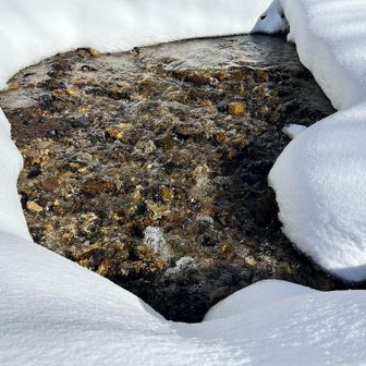 川の音が癒し。