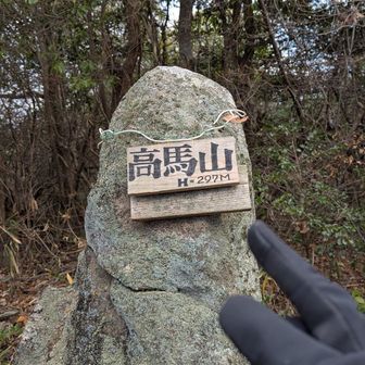 高馬山
登頂しましたぁ✨️

今年は
松の内までに　2026干支の山に
登れた

いい事あるぞ！