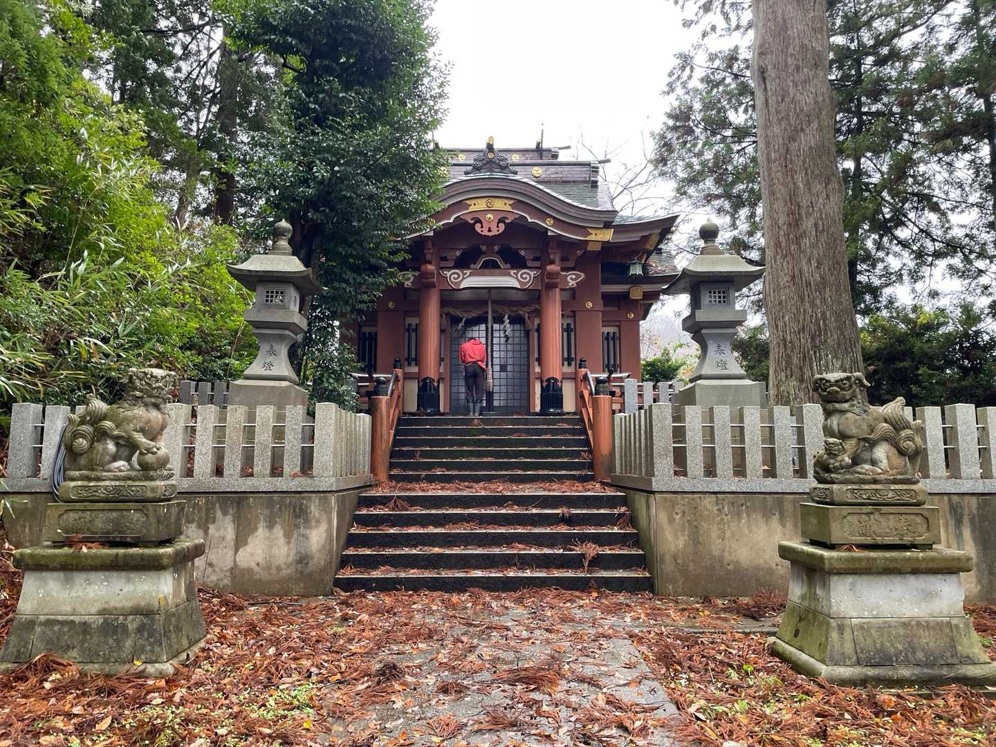 大己貴神社で娘夫婦の新婚旅行の安全祈願🙏