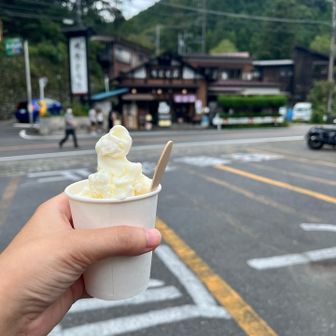 豆乳アイス🍨
しっかり豆腐の風味がして美味しい😋