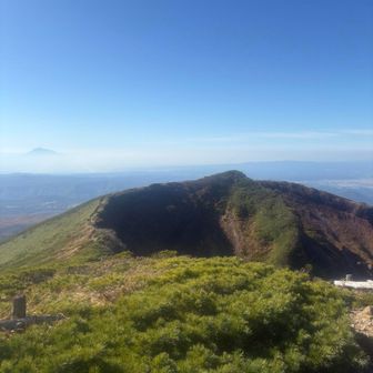 赤倉岳から井戸岳への稜線