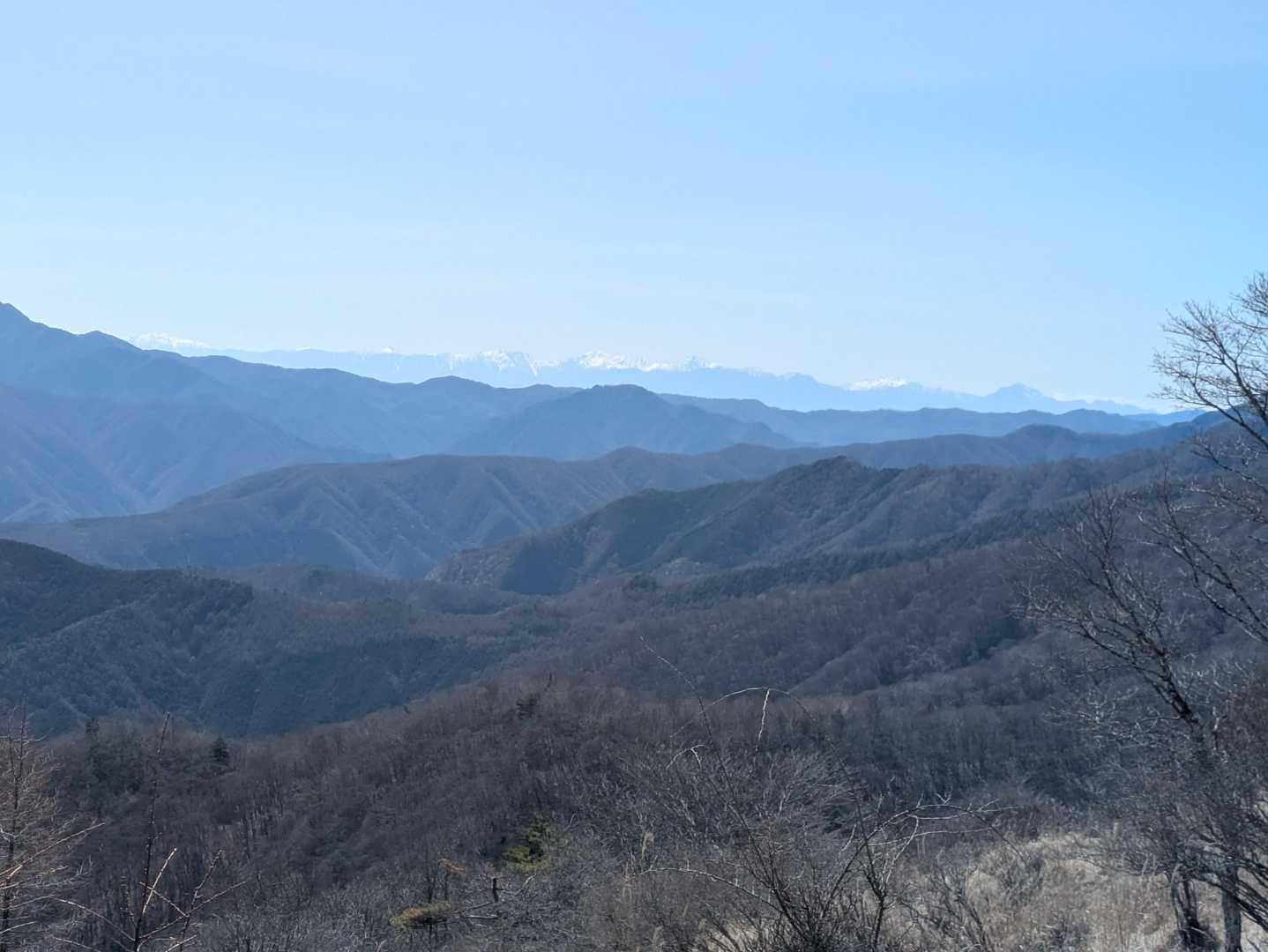 南アルプス展望地