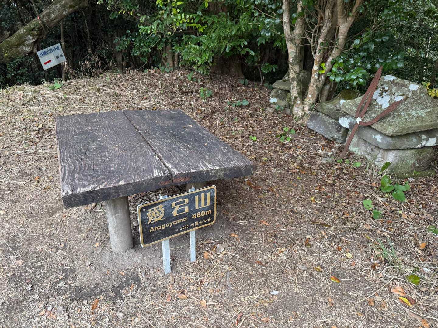 最後の山『愛宕山』⛰️登頂

山頂の祠に手を合わせる
『今日も無事にここまで来れました』🙏