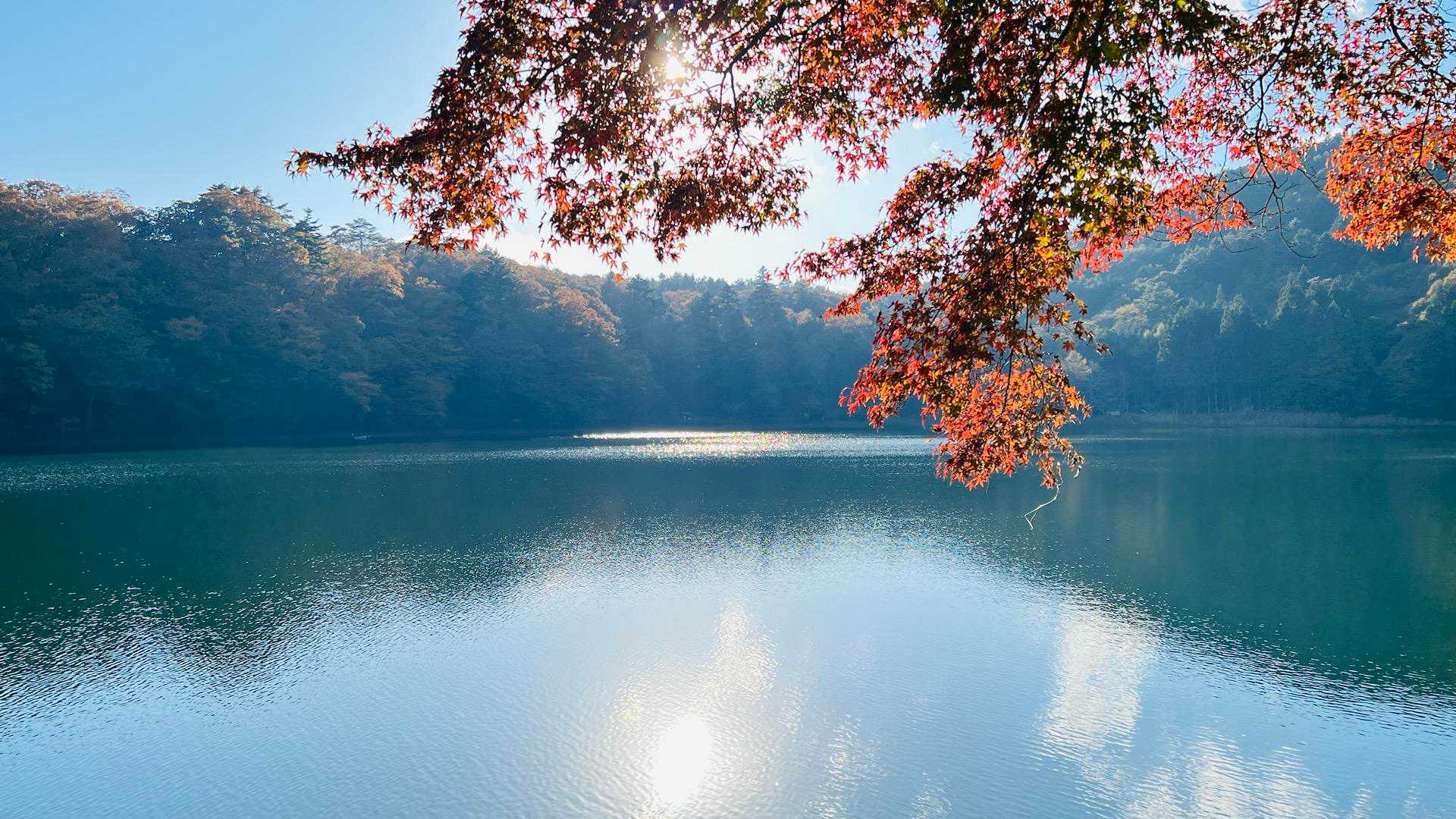 蛾ヶ岳縦走 | 龍神伝説の静かな湖から、御坂山塊の稜線越しにそびえる富士の絶景への写真
