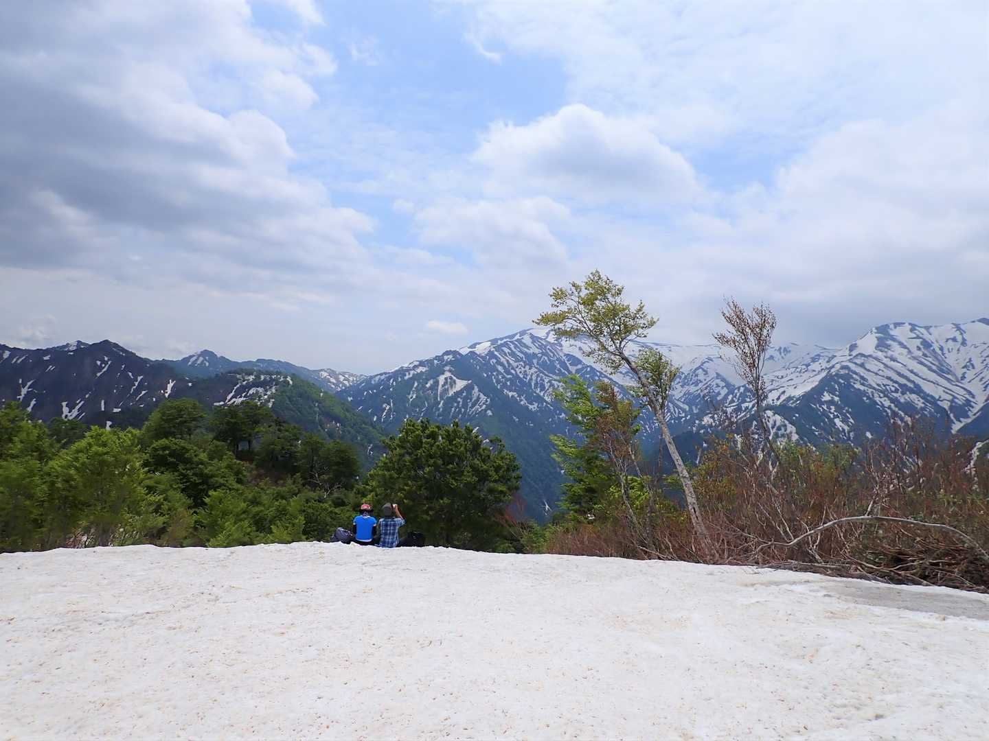 山頂とうちゃく、青空～🎵