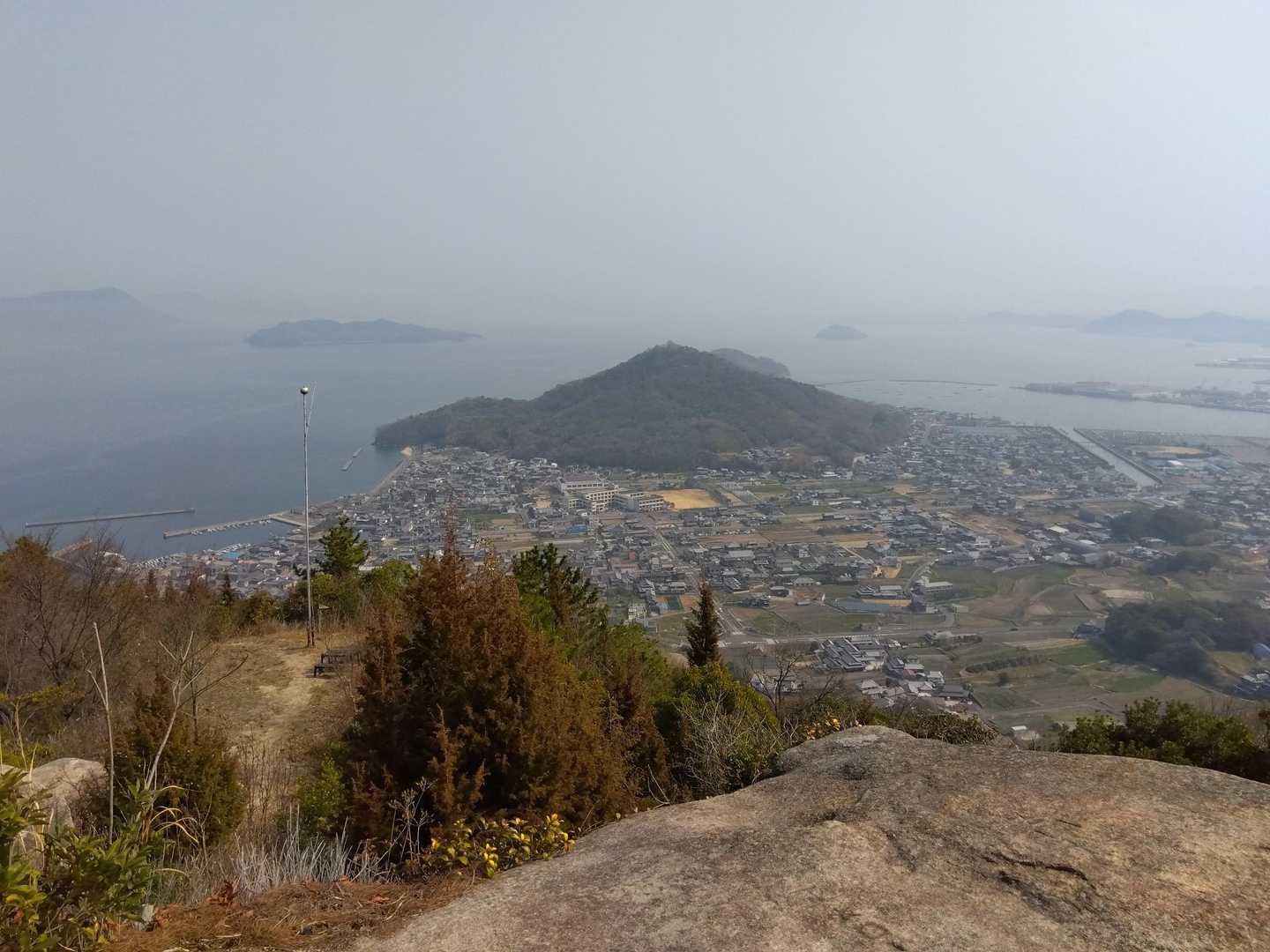岩場展望から瀬戸内海🏞️