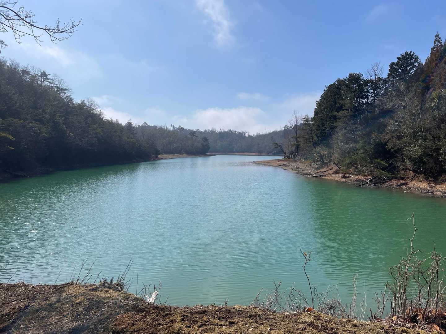 京見峠-上ノ水峠-仏栗峠-福ヶ谷林道登山口-白雲橋-槙ノ尾 縦走コースの写真
