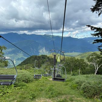 リフトで🚠
