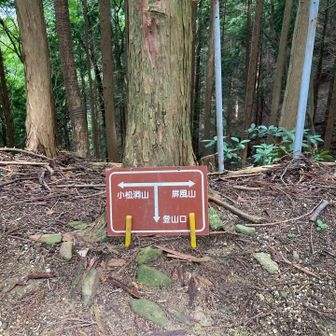 小松洞へは行かず右へ