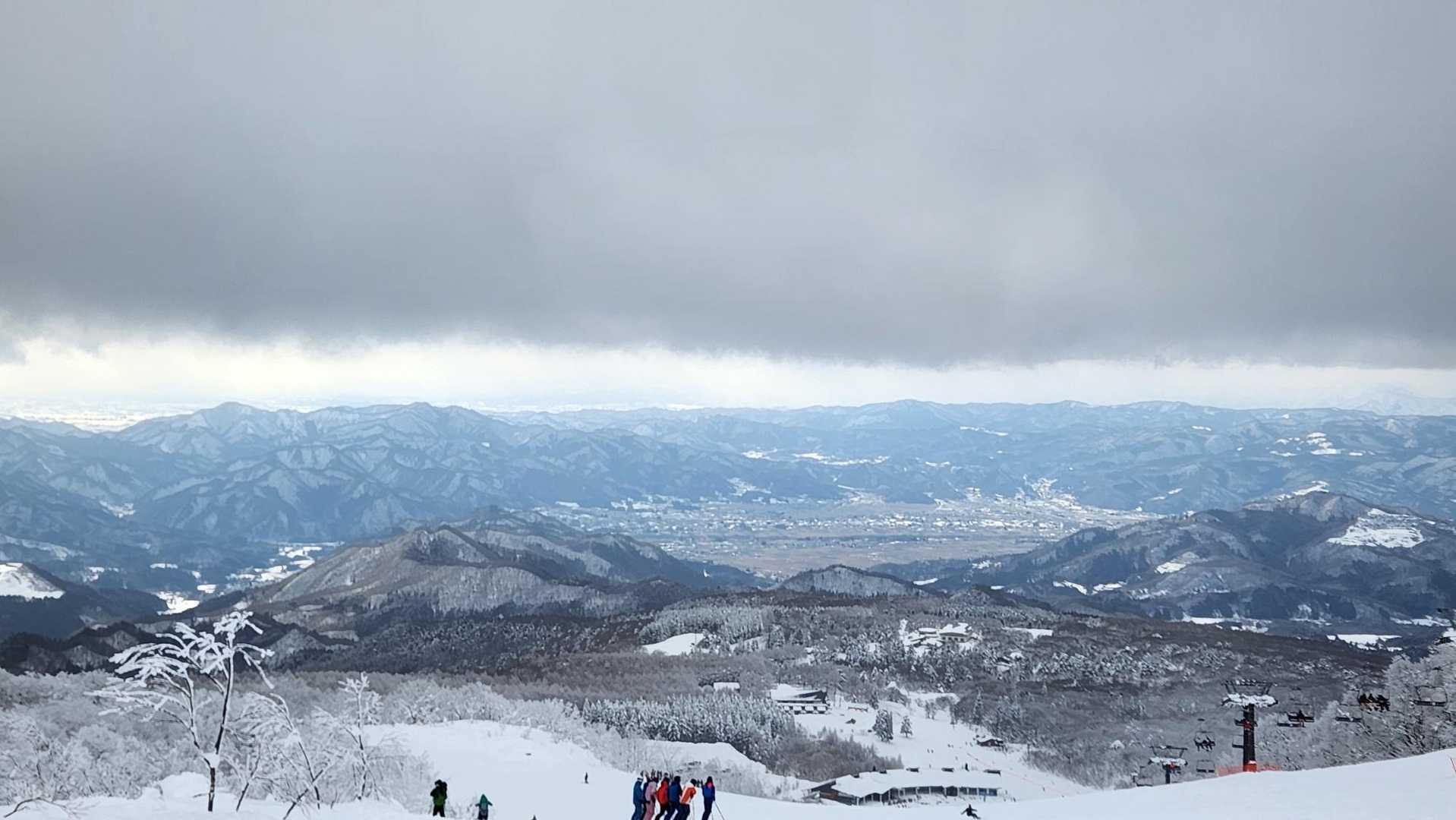 下山はゲレンデ左端を歩く
パノラマコース→うさぎコース
