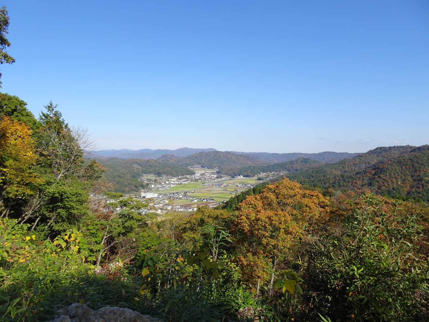 山頂の眺望