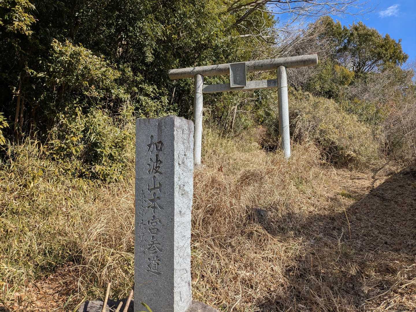 ゲザーん、この背中側に駐車地がある