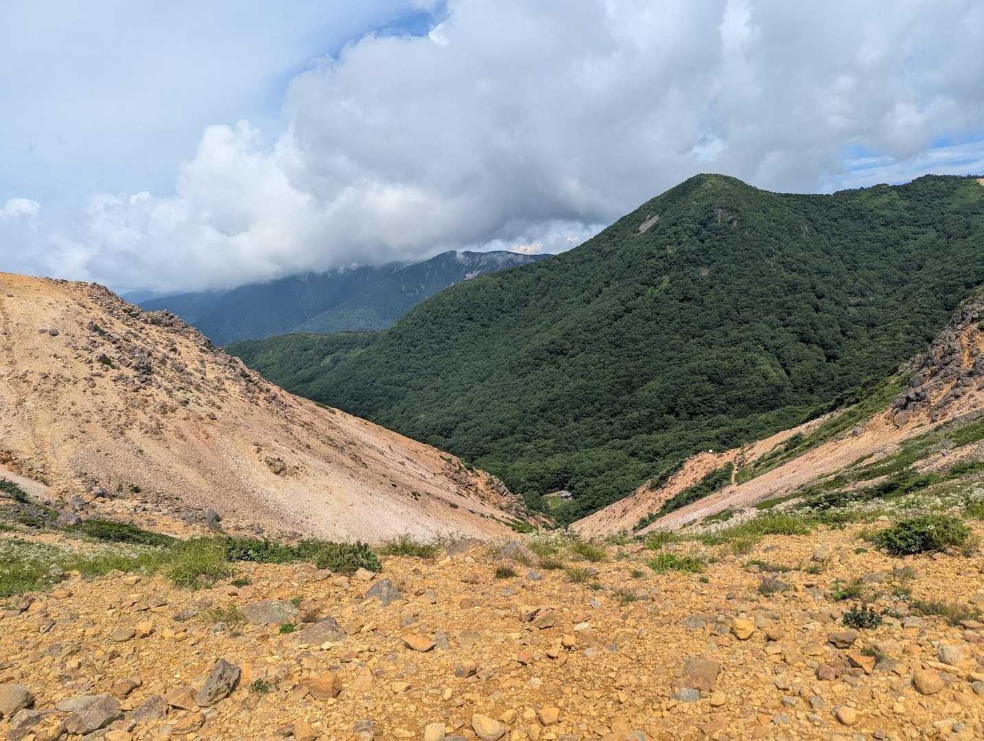 那須ロープウェイ 山頂駅-茶臼岳-朝日の肩-朝日岳-峠の茶 縦走コースの写真