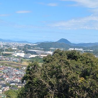 正面に三上山