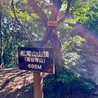 松尾山山頂
