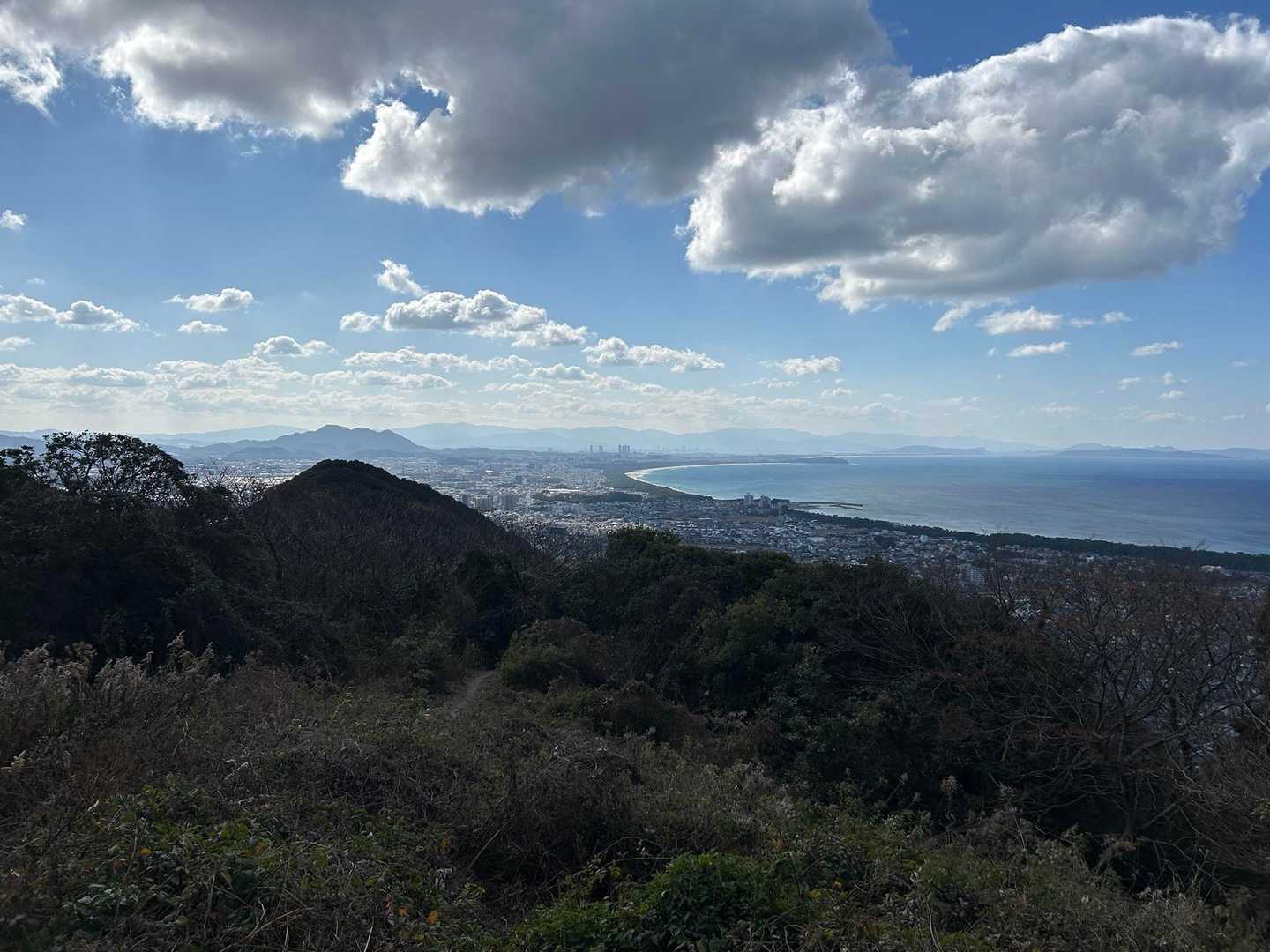 ここからの眺めもいい👍いつものお山も見えます☺️