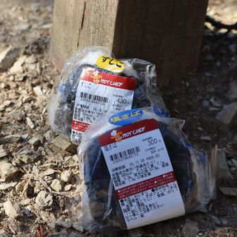 おにぎりを二個。