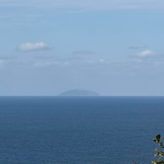 風車展望所からの沖ノ島