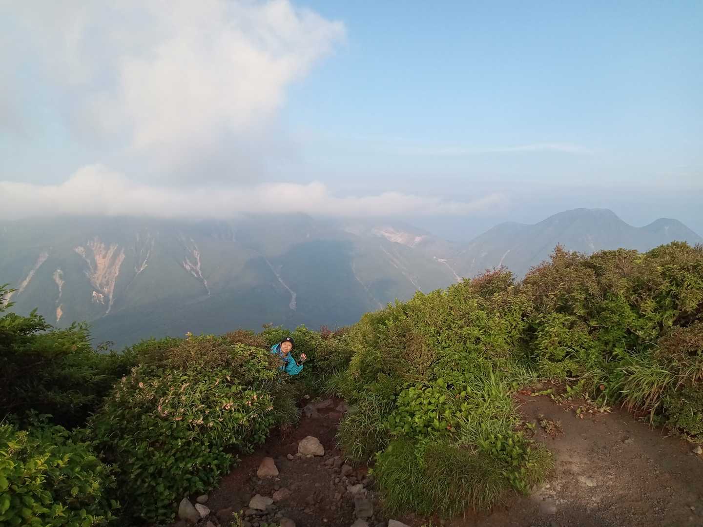 大船山 往復コースの写真