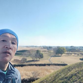 丸墓山⛰️36m✨  登頂しました!
