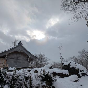 太陽が出てきそう。