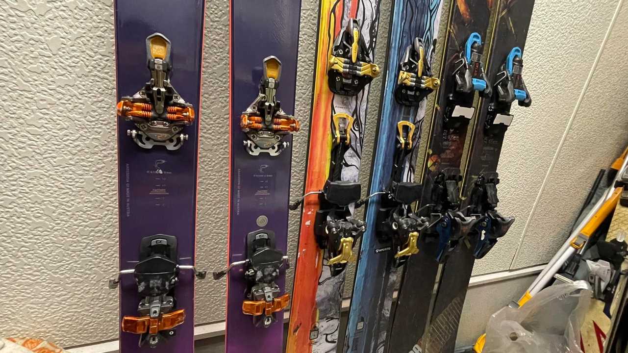 山スキー用のビンディングを、3種類使って / to-ruさんのモーメント