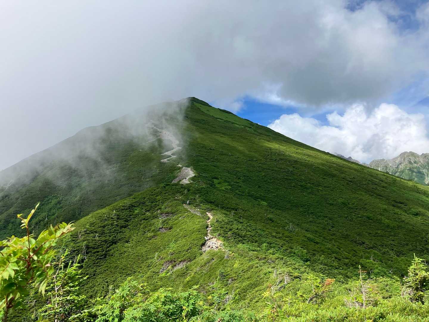 西穂丸山-西穂高岳 往復コースの写真