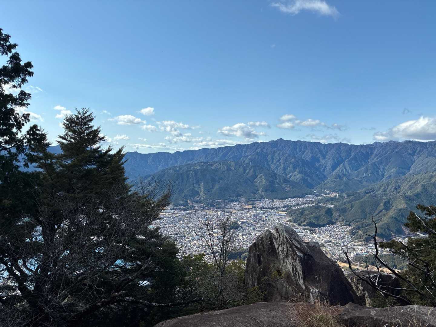 尾鷲の街は見えましたが、海は見えません