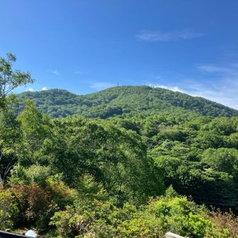 地蔵山頂と青空