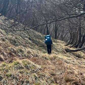こちらの大学生は2泊3日で鈴鹿セブン縦走との事👍青春ですなー🥰