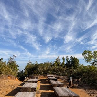 空がきれいだけど
天気下り坂の雲？