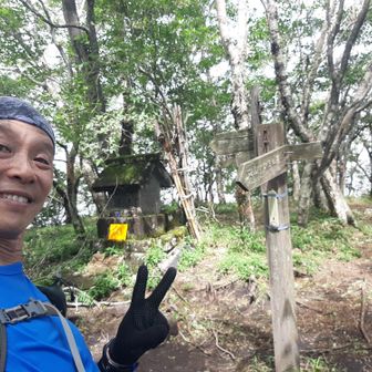 10：15 荒山登頂
鍋割山とは対照的に全然ひとけなし