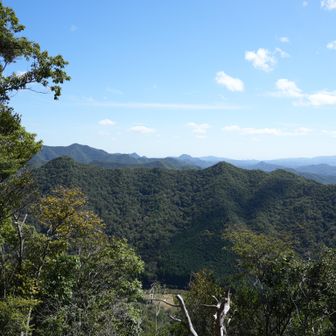 さっき登った山