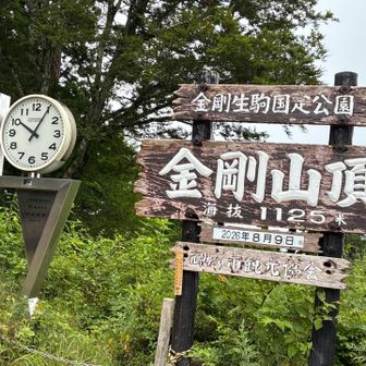 きょうは山頂早い目に到着。花があまり無かったので早く着きました。