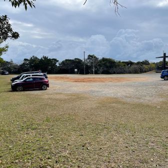 駐車場のトイレに駆け込む😭