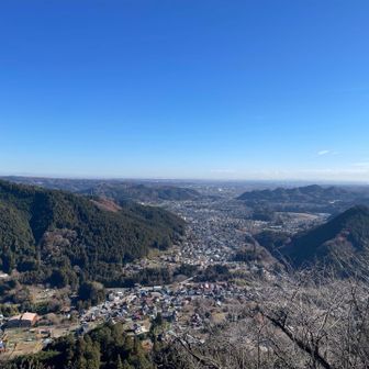 街も見える
想像より遠くに電車が見えて「あそこら辺まで歩くのか」とちょっと切なくなったけど実際歩くとそうでもないのが登山あるある