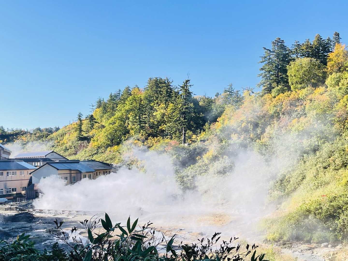 焼山登山口-ベコ谷地コース登り口-毛せん峠-名残峠-焼山 往復コースの写真