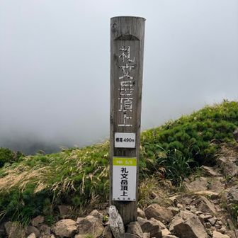 頂上着く頃にはガッスガス😶‍🌫️