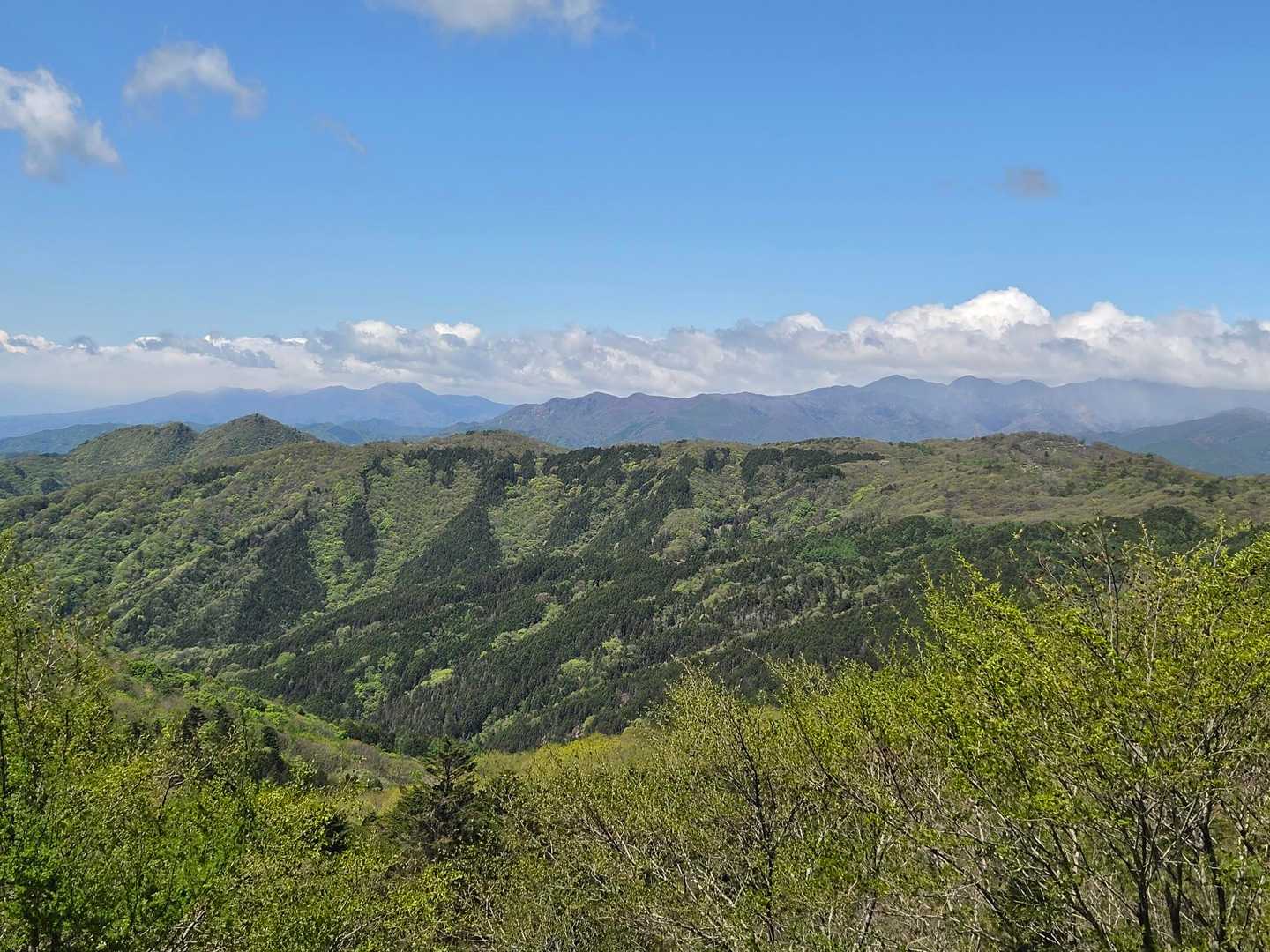 赤城山と袈裟丸山