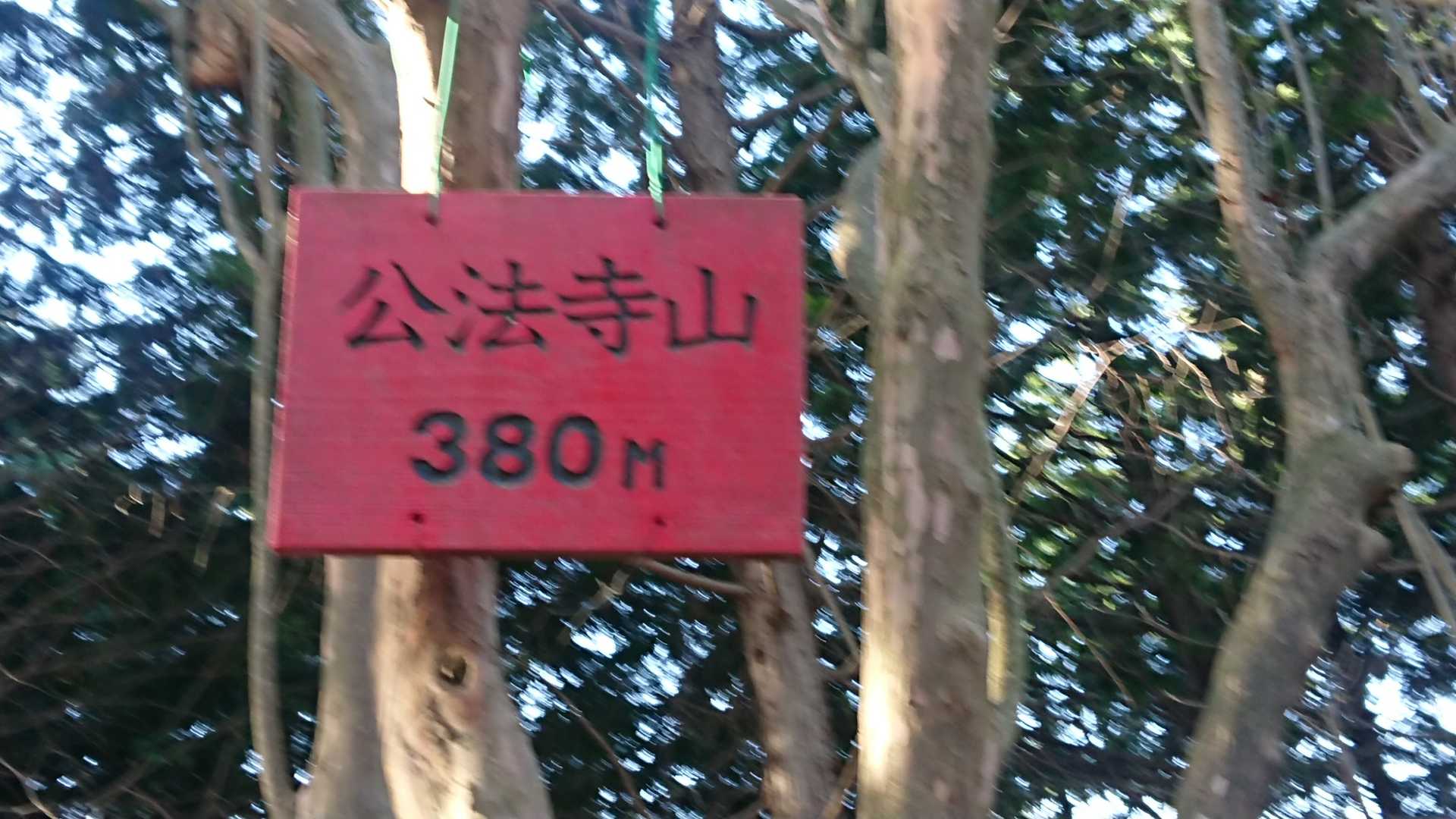 公法寺山⛰️
うっかり通過しそうになりました😆
