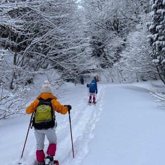 半数以上の方がスノーシュー初体験❣️