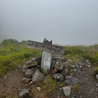 ザラ峠着
ガスガスで何も観れず