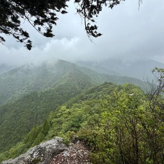 本降りの雨と風
本来はここから高見山の全貌が見えるはずなのです
また、来ます