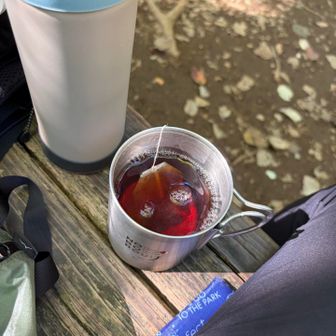 ペーパーフィルターを忘れてコーヒーは飲めず、急遽、紅茶に。