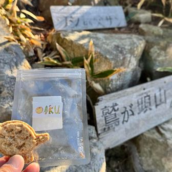 山頂で、てくてくさんクッキー🍪